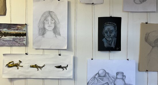 Výstava žákovských prací ZUŠ Smetanova